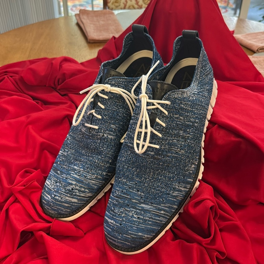 Men’s Cole Haan Zerogrand Stitchlite Size 13 Medium shoes in cool heather blue!